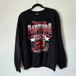 NBA Toronto Raptors graphic crewneck sweater - black - size L